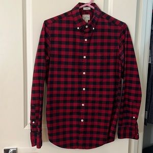 Jcrew men’s slim Oxford patterned shirt XS